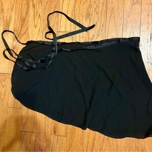 Capezio Black Chemise Soft Flowy Sleepwear